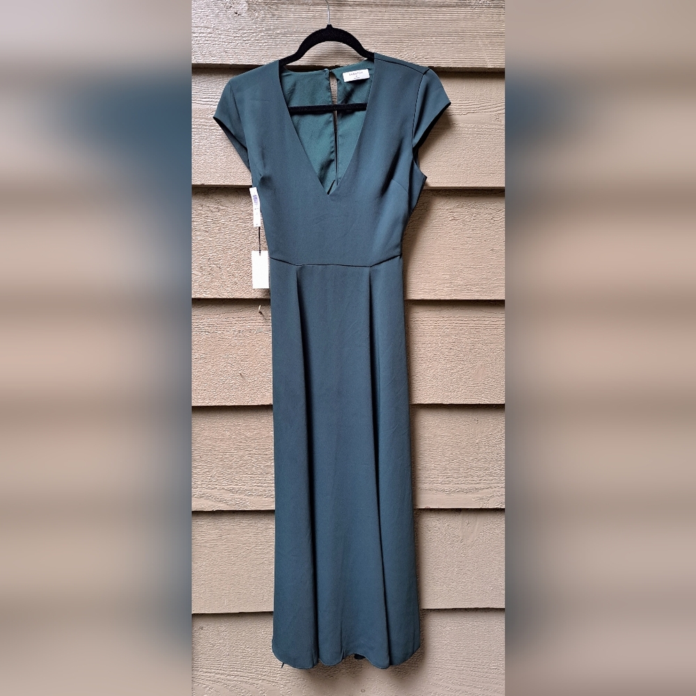 NWT Babaton HAMPTONS Green Dress  -  0